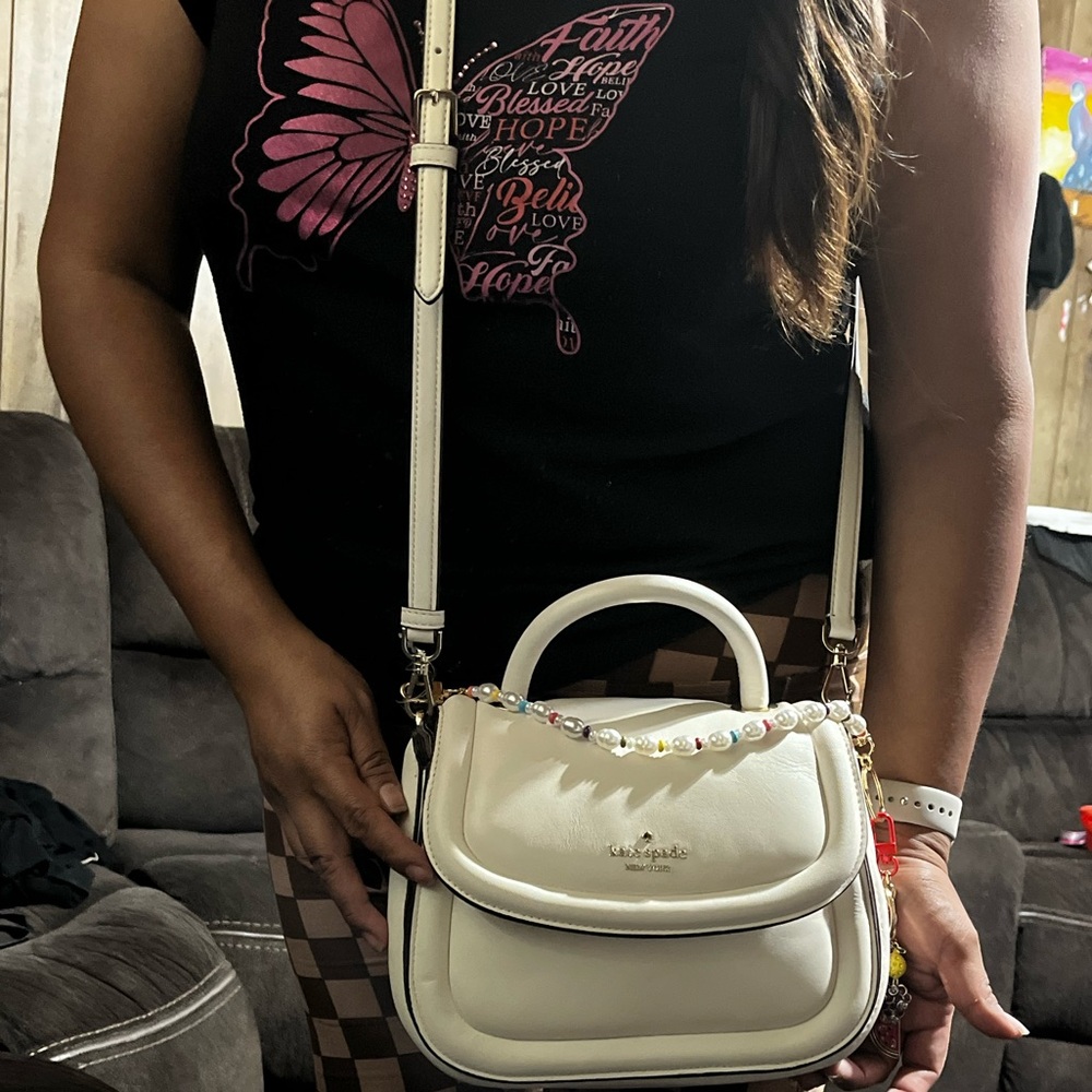 Kate Spade ♠️ cream crossbody and handbag - Picture 10 of 10